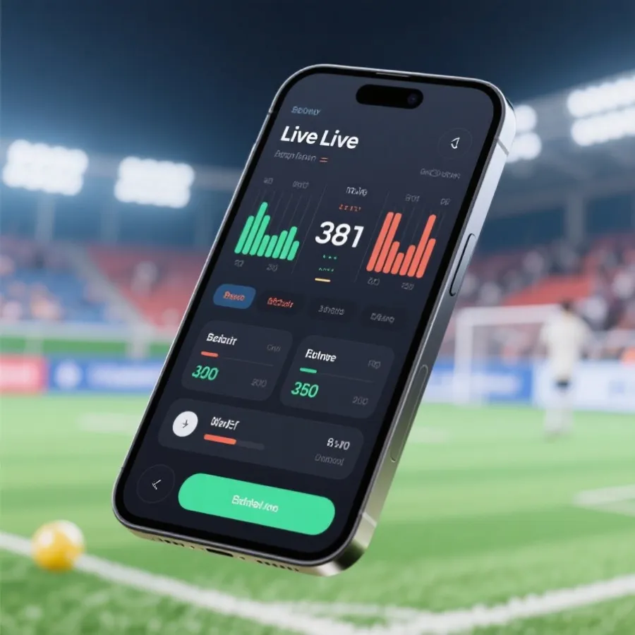 即時比分介面示意圖